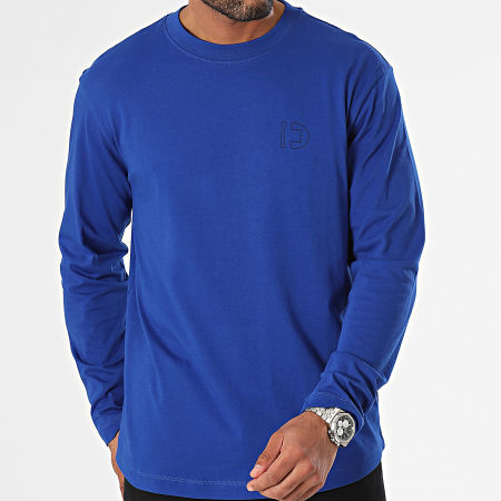 Tom Tailor - Maglietta a maniche lunghe 1039527-XX-12 blu reale