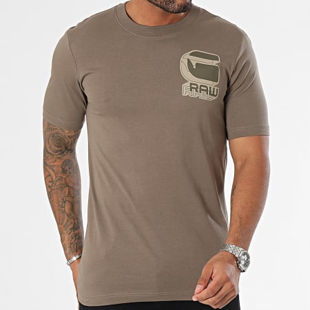 G-Star - Camiseta Shadow D23901-336 Taupe