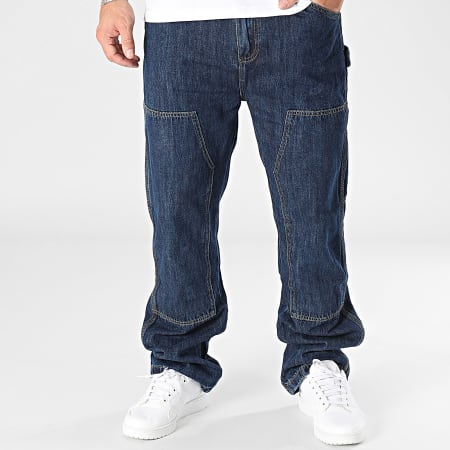 KZR - Jeans baggy in denim blu