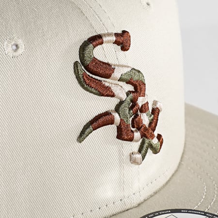 New Era - Casquette Snapback 9Fifty Seasonal Infill Chicago White Sox Beige