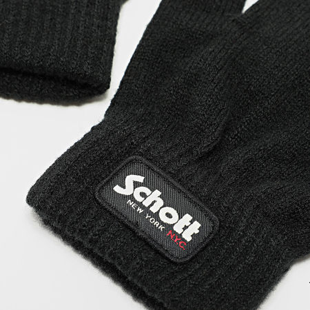 Schott NYC - GL408 Guantes Negro