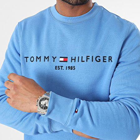 Tommy Hilfiger - Tommy Logo Sudadera cuello redondo 1596 Azul