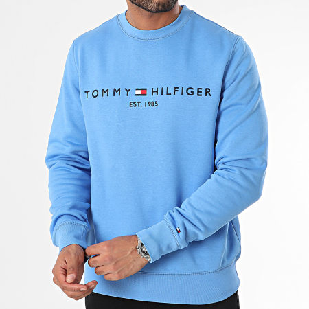 Tommy Hilfiger - Tommy Logo Felpa girocollo 1596 Blu