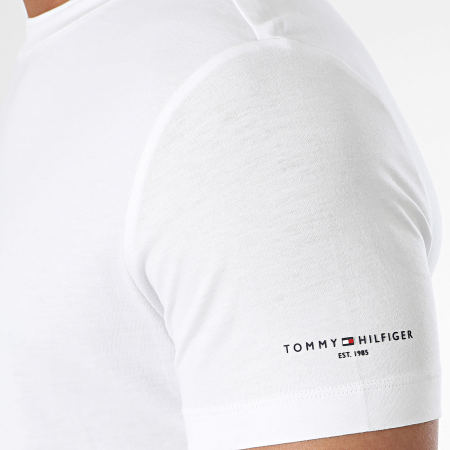 Tommy Hilfiger - Slim Logo Manga Camiseta 38932