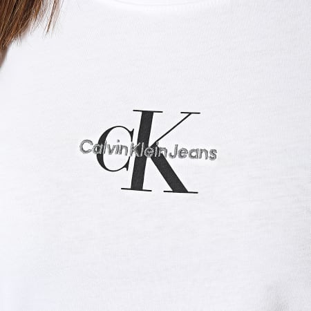 Calvin Klein - Camiseta de mujer 2564 Blanca