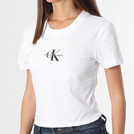 Calvin Klein - Maglietta da donna 2564 Bianco