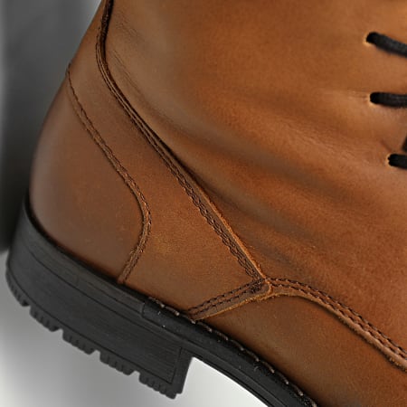 Jack And Jones - Boots Orca Leather Cognac