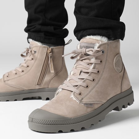 Palladium Boots Pampa Hi Zip Wool 05982 Dune