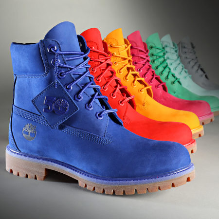 Botas sales timberland naranjas