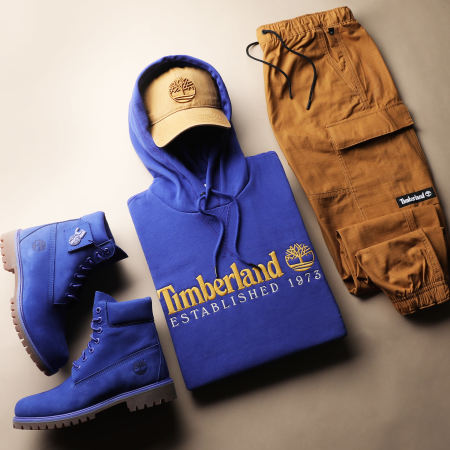 Timberland - Stivali Timberland Premium 6 Inch Waterproof A5VE9 Blu brillante Nubuck