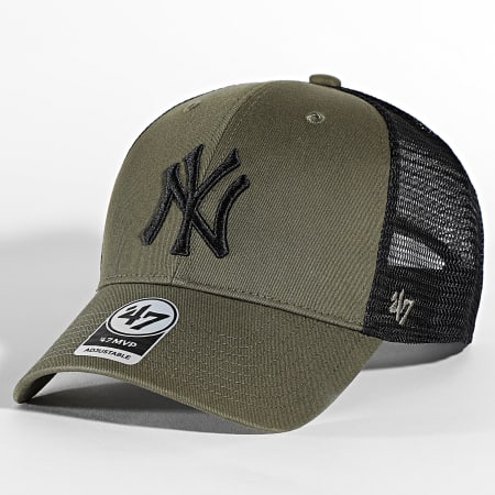 '47 Brand - Casquette Trucker MVP New York Yankees Vert Kaki Noir