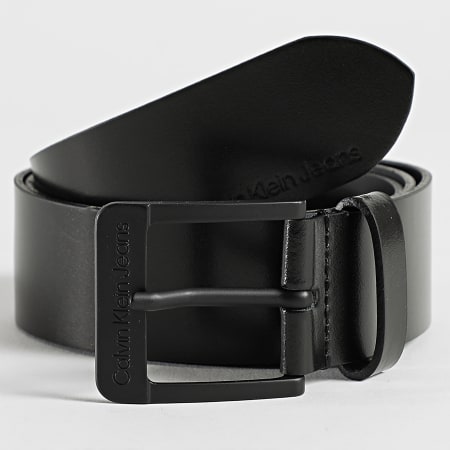 Calvin Klein - Klassiek Leder 1412 Riem Zwart