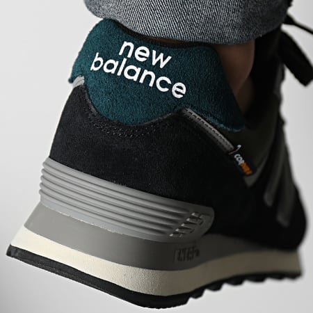 New balance deals negras con verde