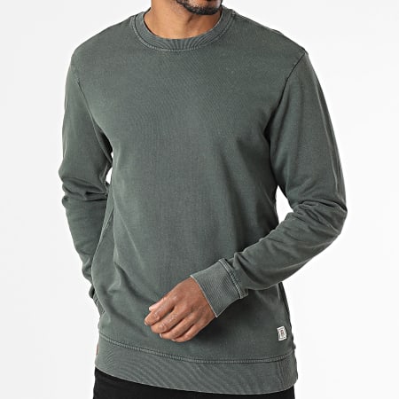 Only And Sons - Ron Crewneck Sudadera Verde Oscuro