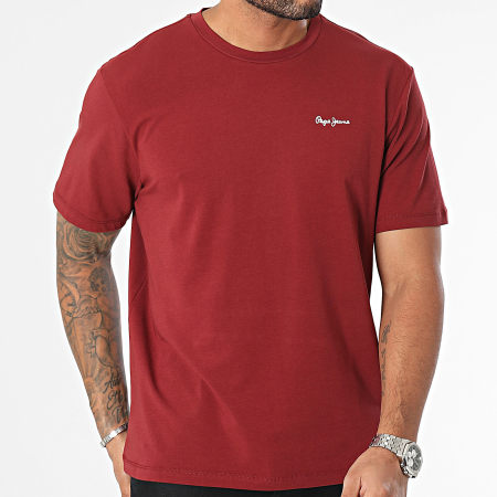 Pepe Jeans - Tee Shirt Solid Rouge