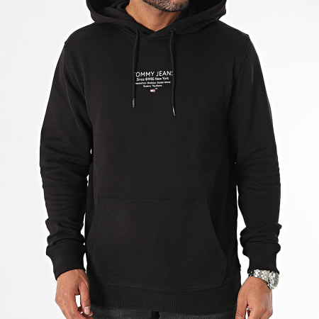 Tommy Jeans - Sudadera con capucha Essential Graphic 8409 Negra