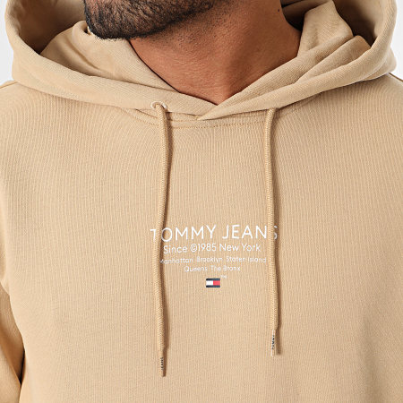 Tommy Jeans - Sweat Capuche Essential Graphic 8409 Beige