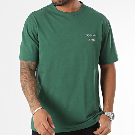Tommy Jeans - Tee Shirt Regular Corp 8872 Vert