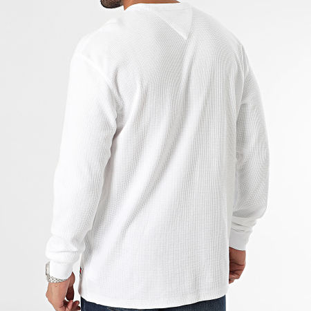 Tommy Jeans - Maglione Waffle 8435 Bianco