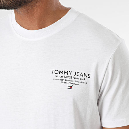 Tommy Jeans - Tee Shirt Slim Essential Graphic 8265 Bianco