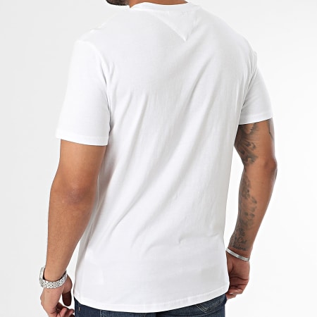Tommy Jeans - Tee Shirt Slim Essential Graphic 8265 Blanc