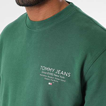 Tommy Jeans - Sweat Crewneck Regular Essential Graphic 8404 Vert