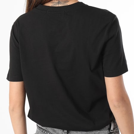 Calvin Klein - Maglietta con ricamo da donna Regular 3226 Nero