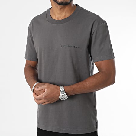 Calvin Klein - Tee Shirt 4671 Gris Anthracite