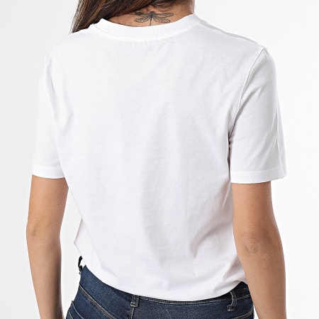 Calvin Klein - Camiseta mujer bordada Insignia Regular 3226 Blanca
