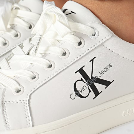 Calvin Klein - Zapatillas Mujer Classic Cupsole Lace Up 1269 Bright White Black
