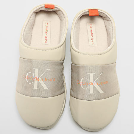 Calvin Klein - Chaussons Mono 0840 Plaza Taupe Apricot Orange