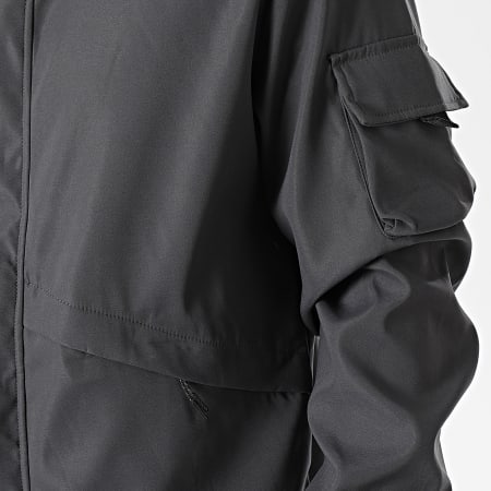 Classic Series - Set giacca con zip e pantaloni cargo grigio antracite