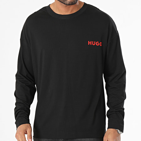 HUGO - Tee Shirt Manches Longues Hero 50502309 Noir