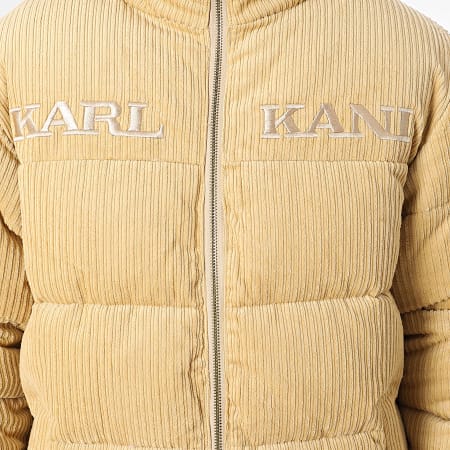 Karl Kani - Abrigo retro de pana 6076015 Camel