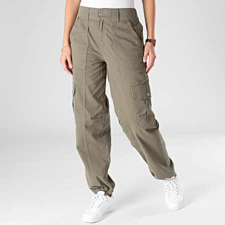 Only - Selina Pantalones Cargo Mujer Caqui Verde