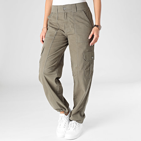 Only - Selina Pantalones Cargo Mujer Caqui Verde
