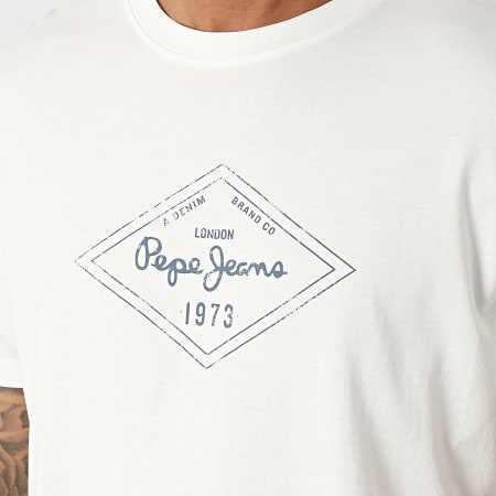 Pepe Jeans - Tee Shirt Wesley Blanc
