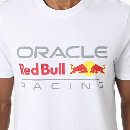 Red Bull Racing - Camiseta Logo Grande Delantera TU3307W Blanca