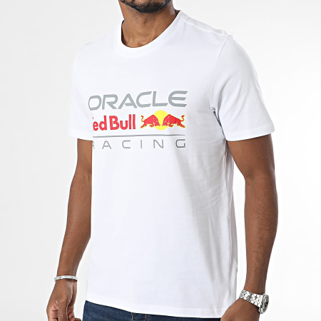 Red Bull Racing - Maglietta con logo frontale grande TU3307W Bianco