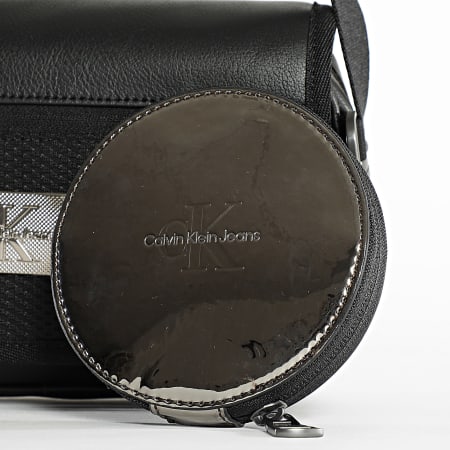 Calvin Klein - Sac A Main Femme Tagged Flap Camera 1386 Noir