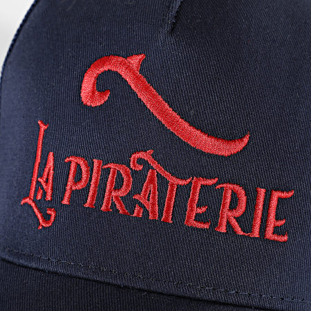 La Piraterie - Navy Trucker Logo Cap