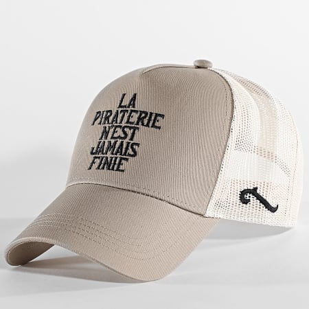 La Piraterie - Cappello da camionista Never Ended Beige