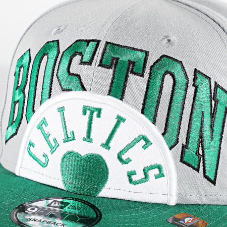 New Era - 9Fifty Sunken Snapback Cap Boston Celtics Grigio