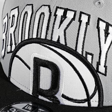 New Era - Casquette Snapback 9Fifty Sunken Brooklyn Nets Noir