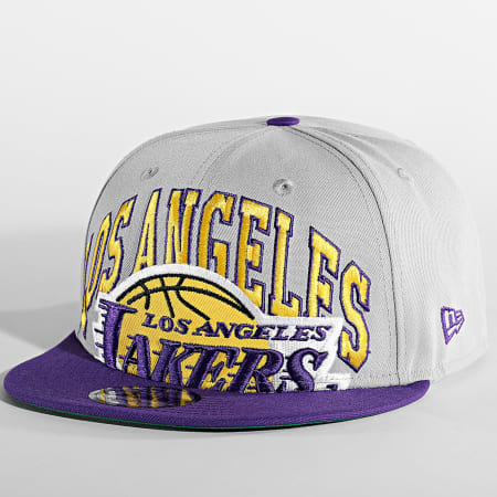 New Era - Casquette Snapback 9Fifty Sunken Los Angeles Lakers Gris