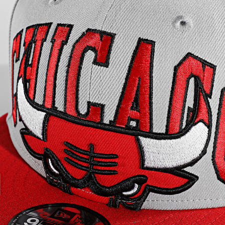 New Era - Casquette Snapback 9Fifty Sunken Chicago Bulls Gris