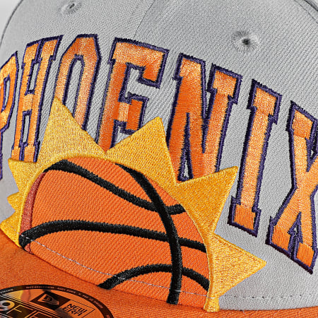 New Era - Casquette Snapback 9Fifty Sunken Phoenix Suns Gris
