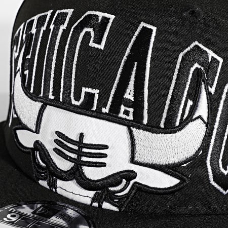 New Era - Casquette Snapback 9Fifty Sunken Chicago Bulls Noir