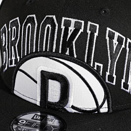 New Era - Casquette Snapback 9Fifty Sunken Brooklyn Nets Noir