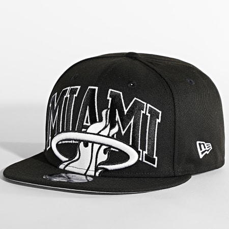 New Era - Gorra Miami Heat 9Fifty Sunken Snapback Negra